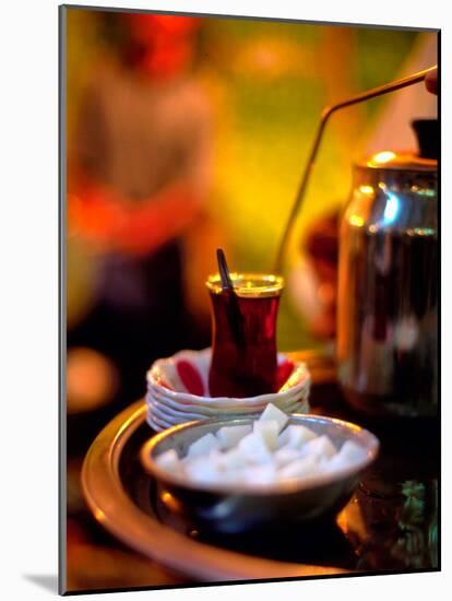 Tea Carrier, Yeni Halier Market, Turkey-Walter Bibikow-Mounted Photographic Print