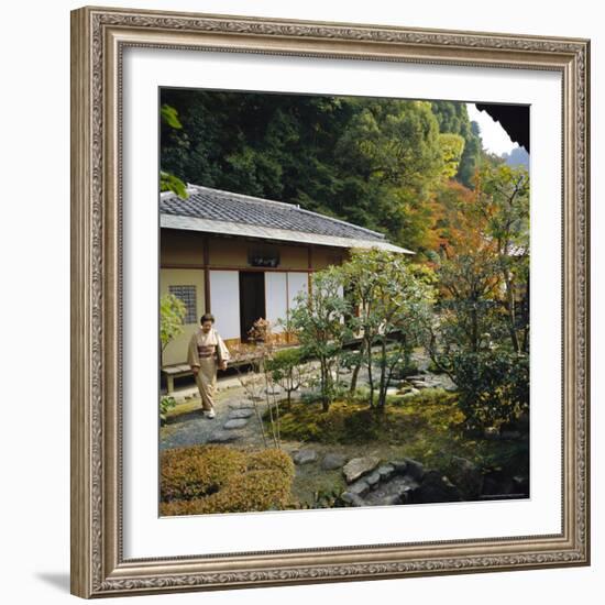 Tea Ceremony House, Nanzen-Ji Temple, Rinzai Zen Garden, Kyoto, Japan-Christopher Rennie-Framed Photographic Print