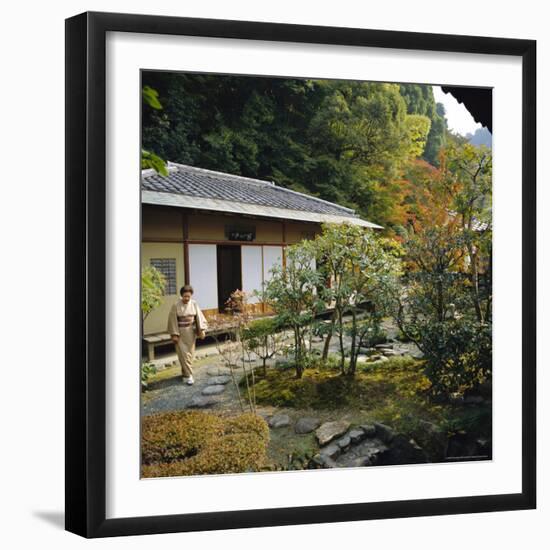 Tea Ceremony House, Nanzen-Ji Temple, Rinzai Zen Garden, Kyoto, Japan-Christopher Rennie-Framed Photographic Print