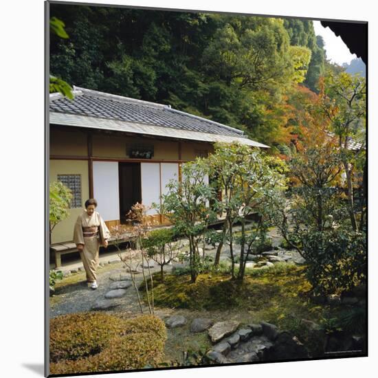 Tea Ceremony House, Nanzen-Ji Temple, Rinzai Zen Garden, Kyoto, Japan-Christopher Rennie-Mounted Photographic Print