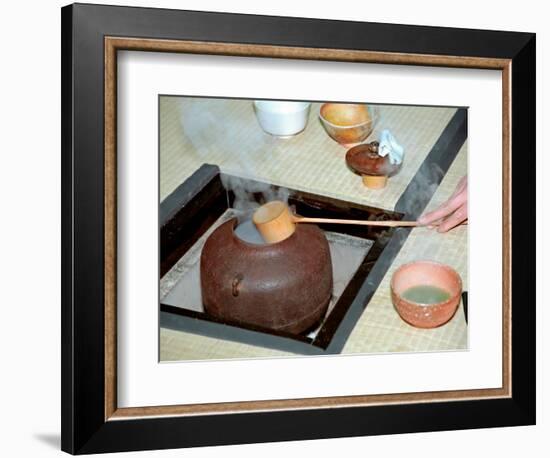 Tea Ceremony, Kyoto, Japan-Shin Terada-Framed Photographic Print