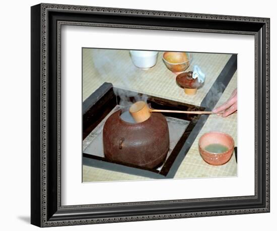 Tea Ceremony, Kyoto, Japan-Shin Terada-Framed Photographic Print