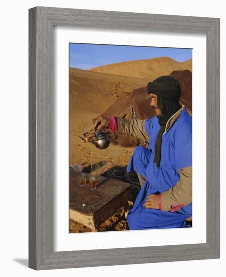 Tea Ceremony, Tafilalt, Morocco, North Africa-Bruno Morandi-Framed Photographic Print