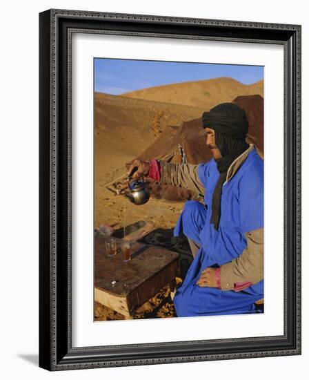 Tea Ceremony, Tafilalt, Morocco, North Africa-Bruno Morandi-Framed Photographic Print