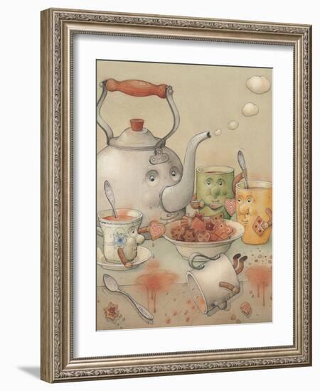 Tea Club, 2003-Kestutis Kasparavicius-Framed Giclee Print