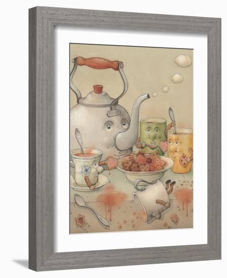 Tea Club, 2003-Kestutis Kasparavicius-Framed Giclee Print