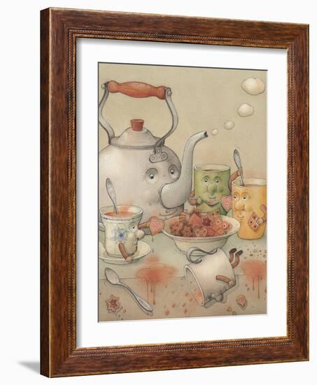 Tea Club, 2003-Kestutis Kasparavicius-Framed Giclee Print