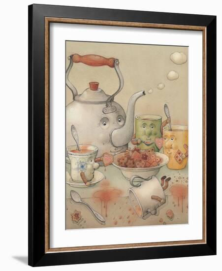 Tea Club, 2003-Kestutis Kasparavicius-Framed Giclee Print