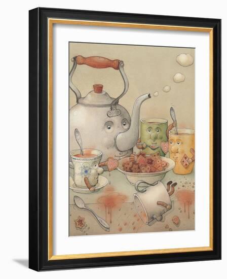 Tea Club, 2003-Kestutis Kasparavicius-Framed Giclee Print
