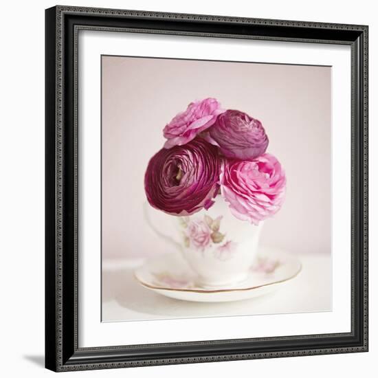 Tea Cup Posies-Susannah Tucker-Framed Art Print