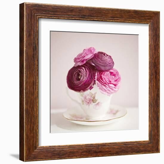 Tea Cup Posies-Susannah Tucker-Framed Art Print