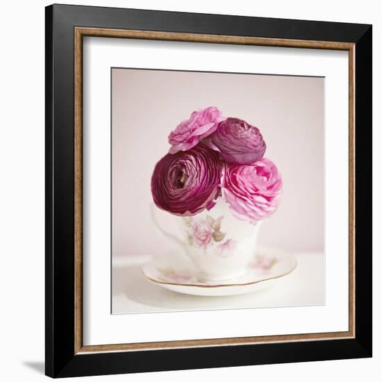 Tea Cup Posies-Susannah Tucker-Framed Art Print