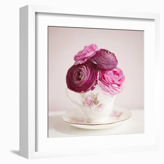 Tea Cup Posies-Susannah Tucker-Framed Art Print