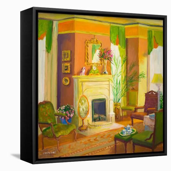 Tea for One (Oil on Board)-William Ireland-Framed Premier Image Canvas