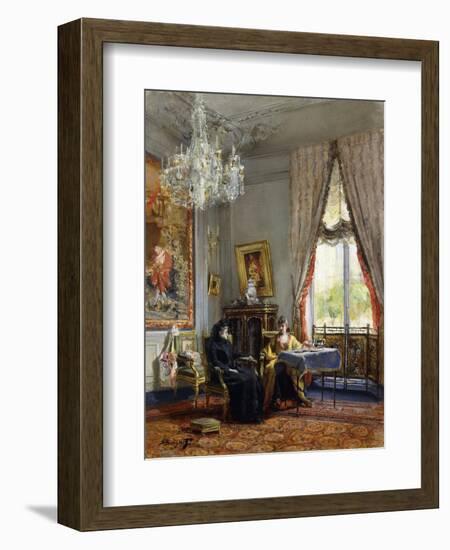 Tea for Two-Denis Pierre Bergeret-Framed Giclee Print