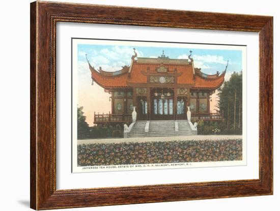 Tea House, Newport, Rhode Island-null-Framed Art Print