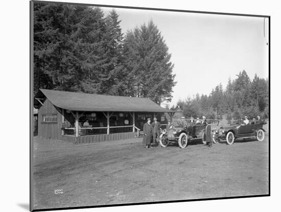 Tea House on the Road to Mount Rainier, 1915-null-Mounted Giclee Print