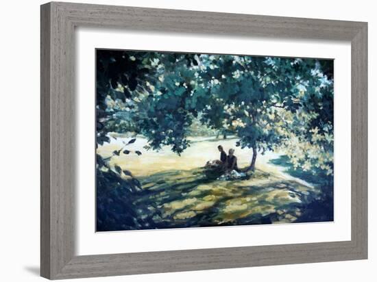 Tea In The Garden-Richard Willis-Framed Giclee Print