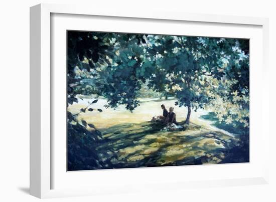 Tea In The Garden-Richard Willis-Framed Giclee Print