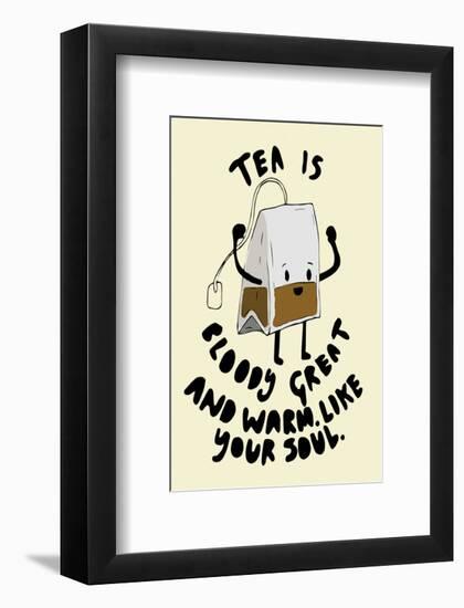 Tea Is Great - Tom Cronin Doodles Cartoon Print-Tom Cronin-Framed Giclee Print