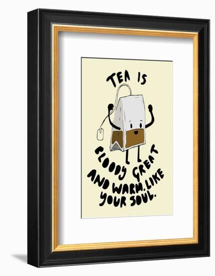 Tea Is Great - Tom Cronin Doodles Cartoon Print-Tom Cronin-Framed Giclee Print