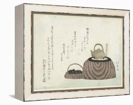 Tea Kettle on the Stove-Shotei Hokuju-Framed Premier Image Canvas