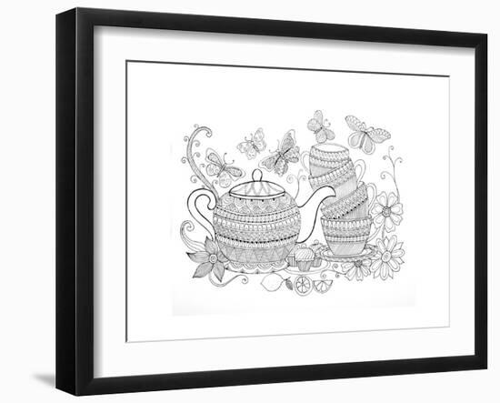 Tea Kettle5-Neeti Goswami-Framed Art Print