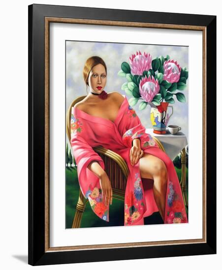 Tea, Late Afternoon, 2005-Catherine Abel-Framed Giclee Print