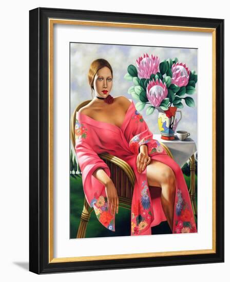 Tea, Late Afternoon, 2005-Catherine Abel-Framed Giclee Print