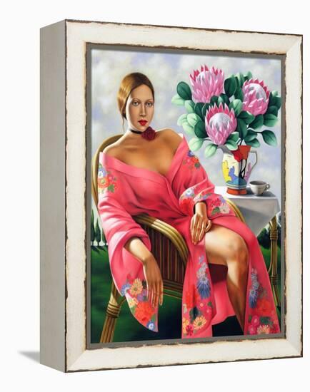 Tea, Late Afternoon, 2005-Catherine Abel-Framed Premier Image Canvas