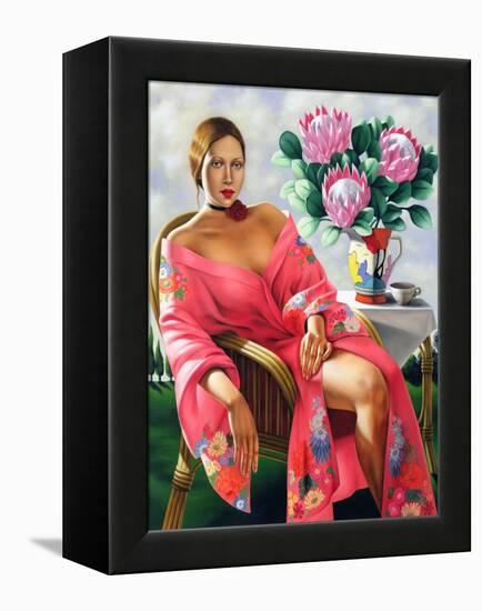 Tea, Late Afternoon, 2005-Catherine Abel-Framed Premier Image Canvas