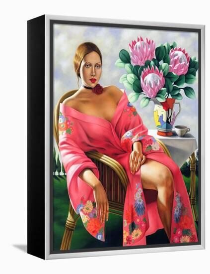 Tea, Late Afternoon, 2005-Catherine Abel-Framed Premier Image Canvas