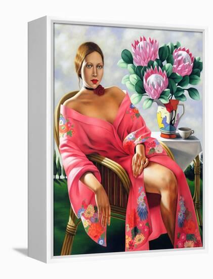 Tea, Late Afternoon, 2005-Catherine Abel-Framed Premier Image Canvas