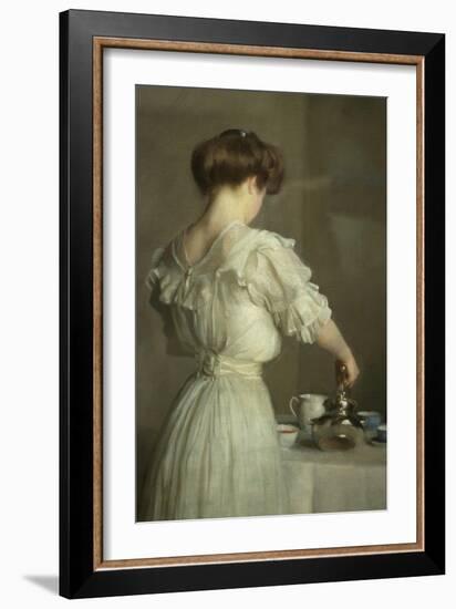 Tea Leaves-William McGregor Paxton-Framed Art Print