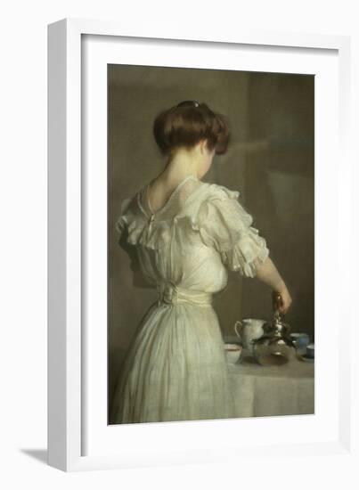 Tea Leaves-William McGregor Paxton-Framed Art Print