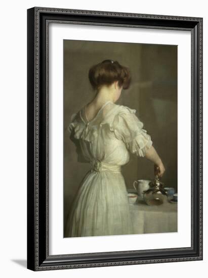 Tea Leaves-William McGregor Paxton-Framed Art Print