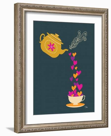 Tea Love-Teresa Woo-Framed Art Print