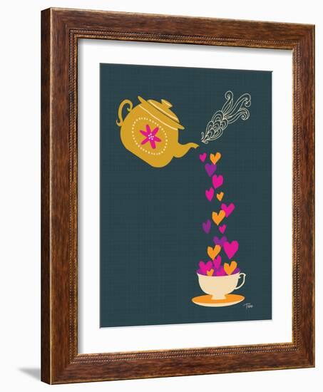 Tea Love-Teresa Woo-Framed Art Print