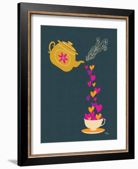Tea Love-Teresa Woo-Framed Art Print