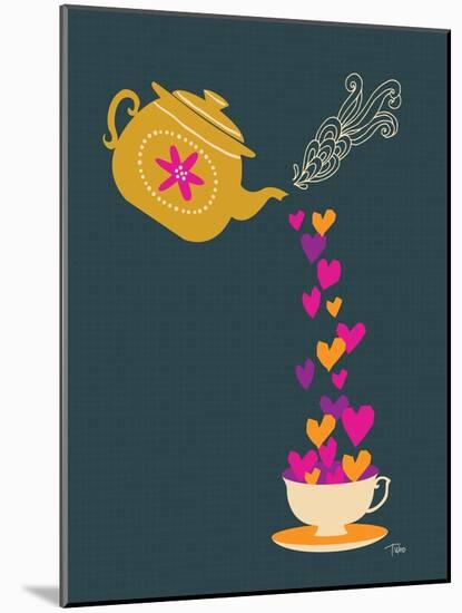 Tea Love-Teresa Woo-Mounted Art Print