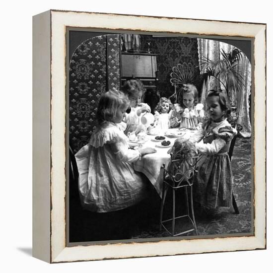 Tea Party, C1902-null-Framed Premier Image Canvas