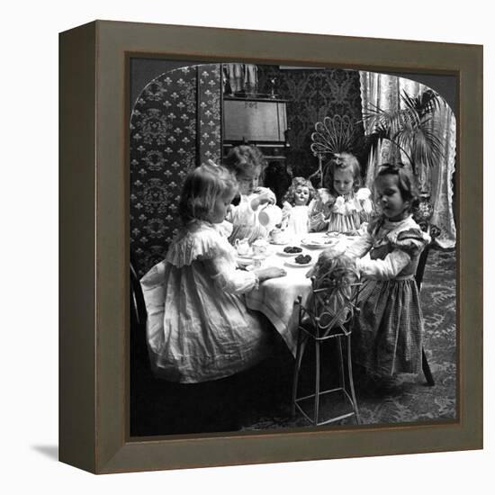 Tea Party, C1902-null-Framed Premier Image Canvas