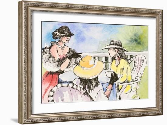 Tea Party-Jane Slivka-Framed Art Print