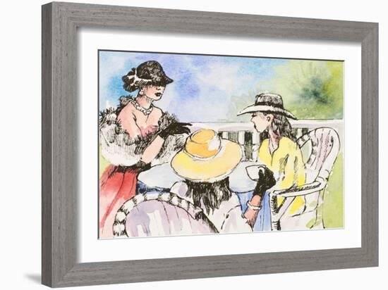 Tea Party-Jane Slivka-Framed Art Print