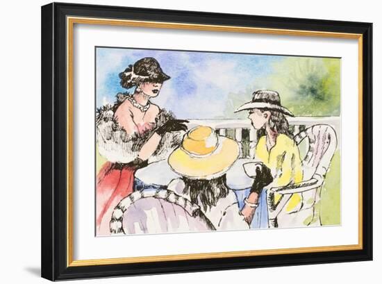 Tea Party-Jane Slivka-Framed Art Print