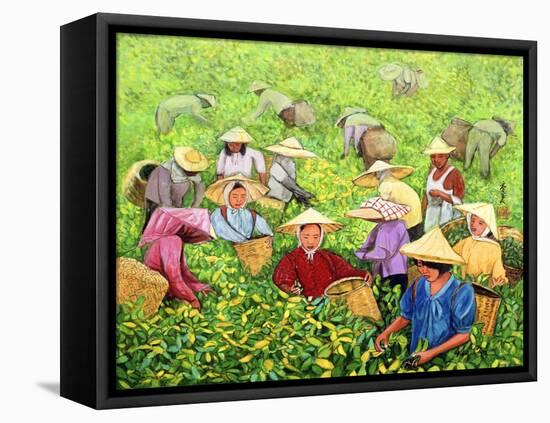 Tea Picking Girl, 1994-Komi Chen-Framed Premier Image Canvas