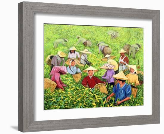 Tea Picking Girl, 1994-Komi Chen-Framed Giclee Print