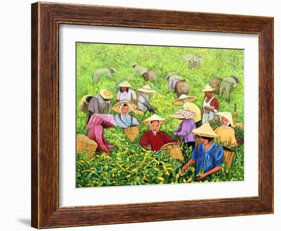 Tea Picking Girl, 1994-Komi Chen-Framed Giclee Print