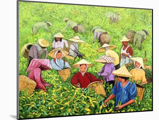 Tea Picking Girl, 1994-Komi Chen-Mounted Giclee Print