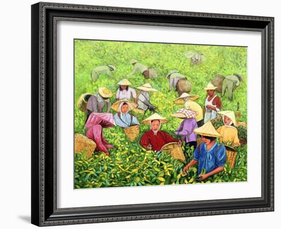 Tea Picking Girl, 1994-Komi Chen-Framed Giclee Print